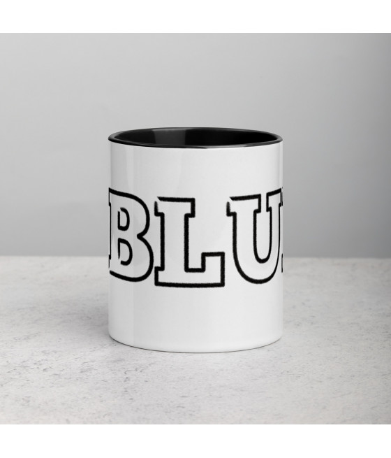 BLUF 'sketch' mug, black...