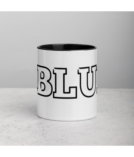 BLUF 'sketch' mug, black inside