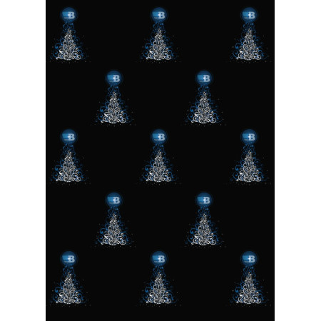 Wrapping paper - BLUF tree