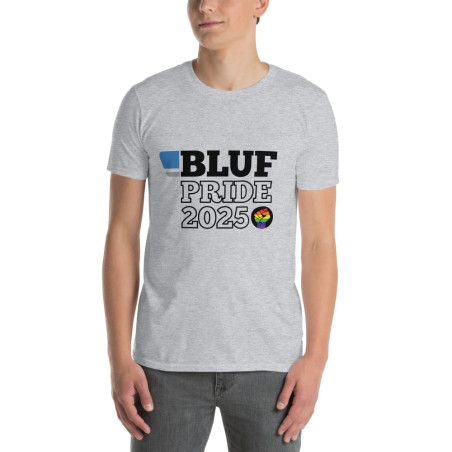BLUF Pride 2025 large logo Unisex T-Shirt